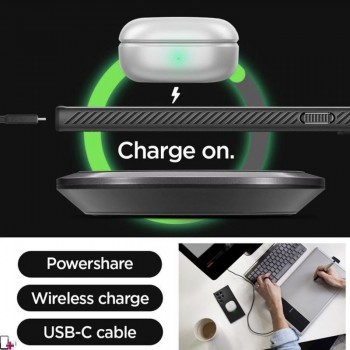 Spigen Liquid Air dėklas - juodas (Samsung S24 Ultra)